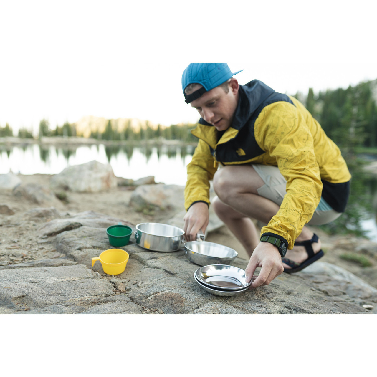 Stansport Deluxe 8 PC Aluminum Cook Set 2 Person