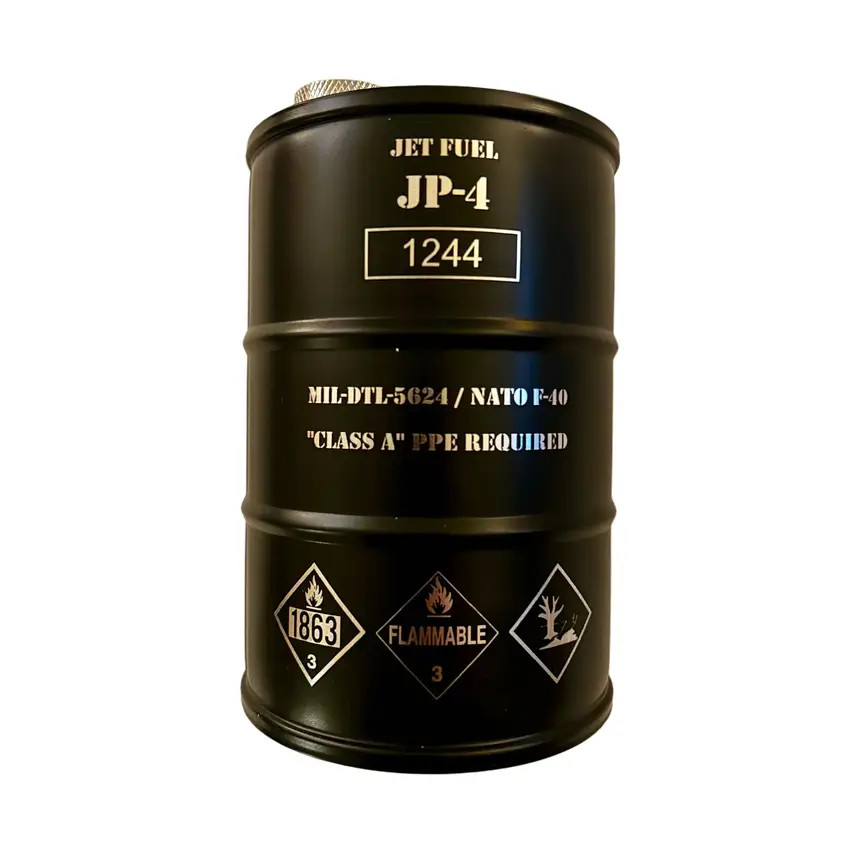 Jet Fuel JP-4 Flask 25 oz