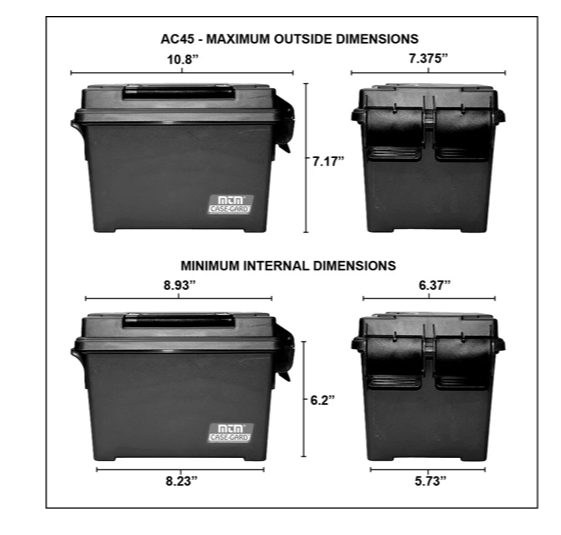 MTM Ammo Can 45 Caliber Forest Green