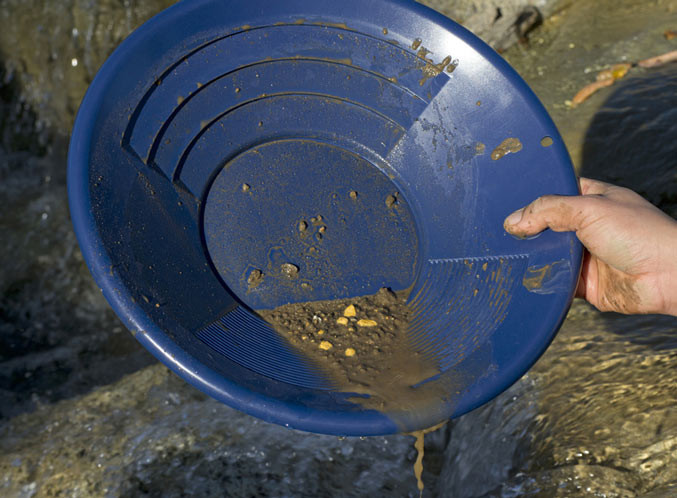 SE 14 IN Plastic Dual Riffle Gold Pan