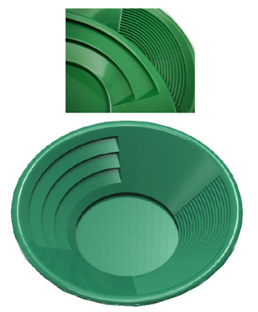 SE 14 IN Plastic Dual Riffle Gold Pan