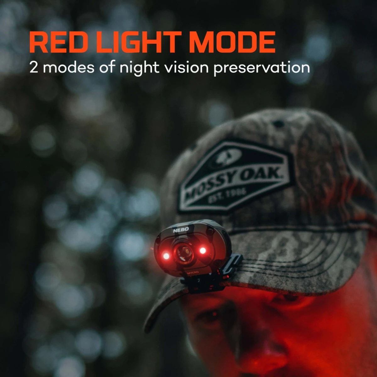 Nebo Mycro 450 Headlamp Mossy Oak Bottomland Camo