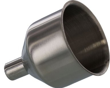 SE Stainless Steel Funnel 1 1/2 in Dia with 3/8 in spout