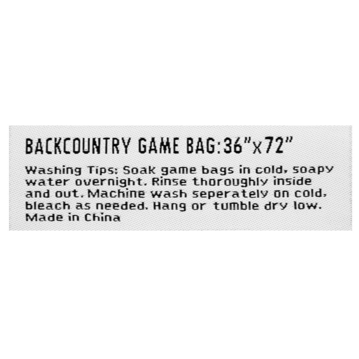 Allen Backcountry Game Bags 1 Pack White 36x72