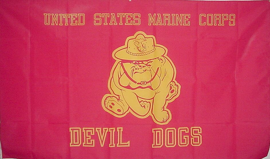 USMC Devil Dog Flag