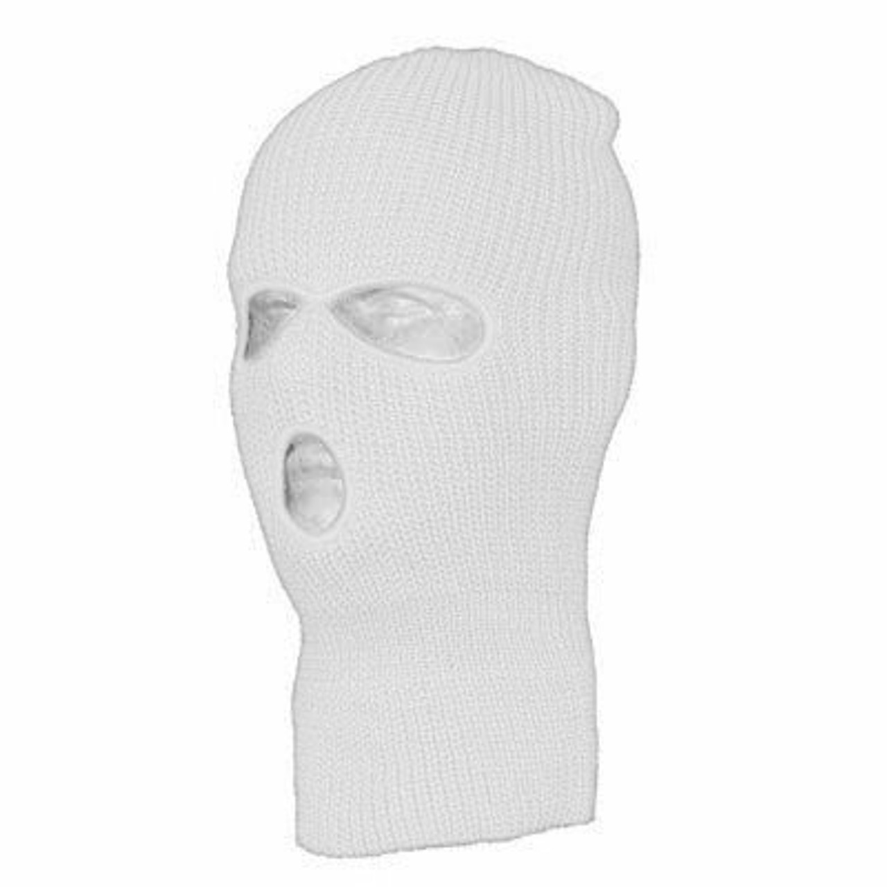 Acrylic Ski Mask WHITE - Army Surplus Warehouse, Inc.