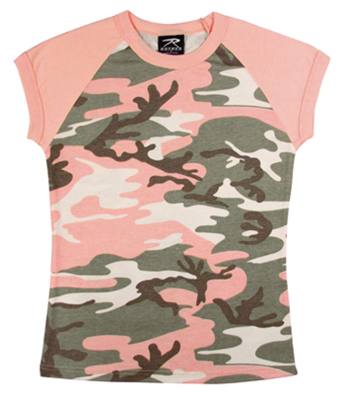 pink camo shirts for ladies