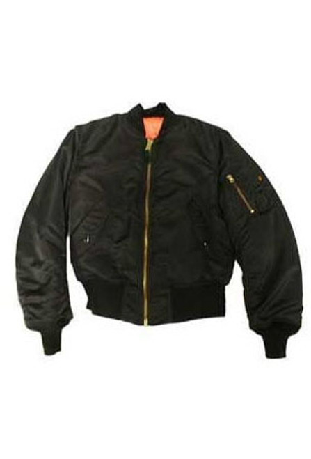 Children's Black MA-1 Flight Jacket