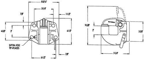 Buyers Products PH45 Pintle Hook