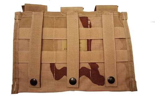 Military Issue  MOLLE 3 Triple MAG M4  30 Round Pouch 3 Color Desert