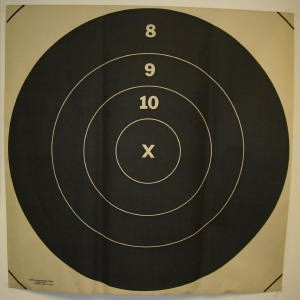 1000 Yard Bullseye Rifle Target 1 case