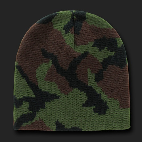 GI Combat Cap w/flaps WDL Camo Winter 7 1/2