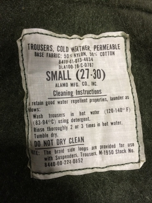 Cold Weather Trouser