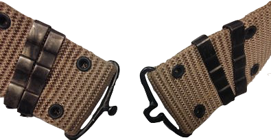 GI Style Old Style Pistol Belt Khaki