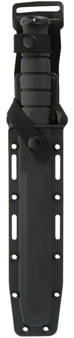 KA-BAR Black Tanto Knife Half-Serrated 1245