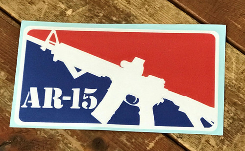 Adesivo AR-15 Forma Stato Florida - Vinile Auto M16 FL M-16