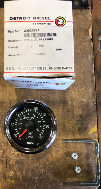 Detroit Diesel Oil Pressure Gauge