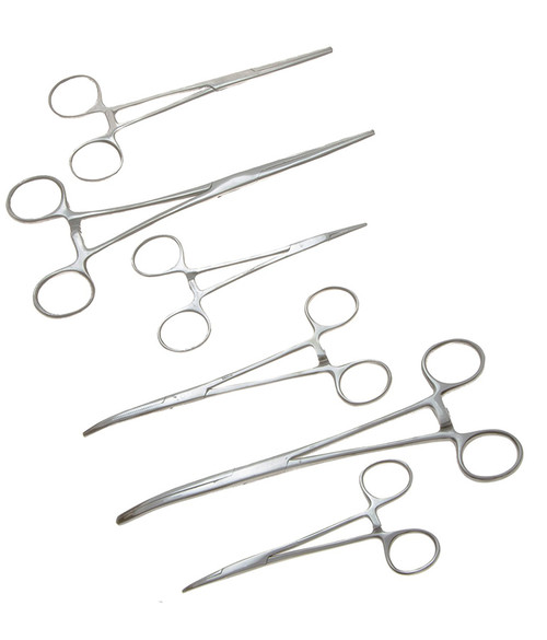 Sona Enterprises 6 Piece Stainless Steel Ultimate Hemostat Set Sona Enterprises 6 Piece Stainless Steel Ultimate Hemostat Set