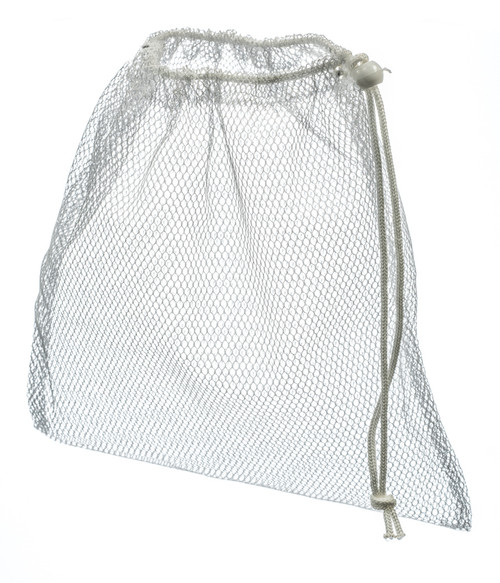 Black Mesh Net Draw String Laundry Bags 18