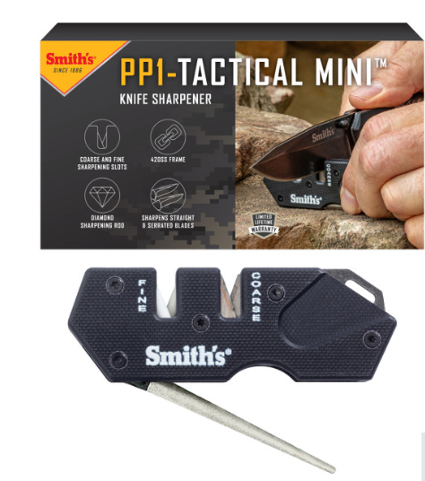 Smith's PP1-Mini Tactical Black Sharpener