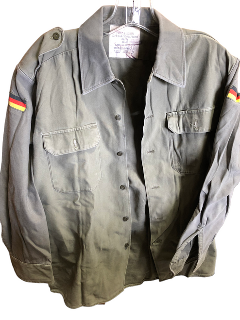 Vintage German Military Shirt Small