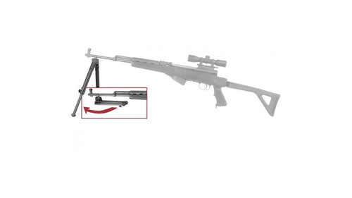 ATI Outdoor Featherlite Bipod For SKS Black Nylon