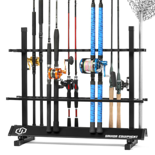 Savior Aluminum Fishing Rod Holder Rack 36 Slot