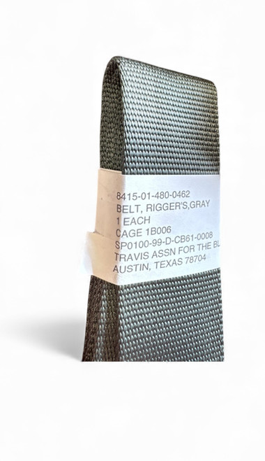 GI Rigger's Belt Gray XL 44"L