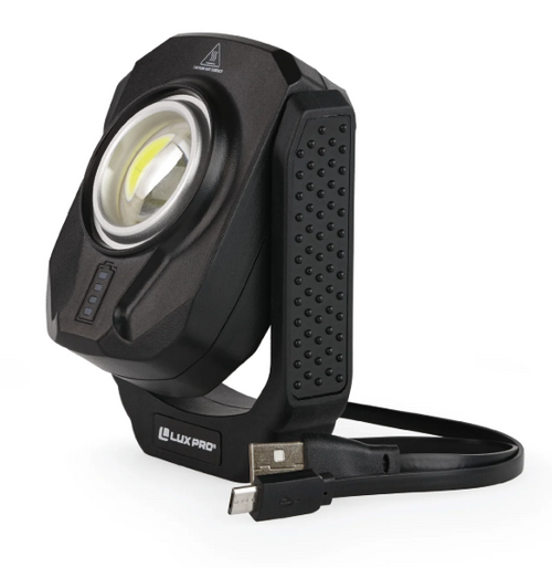Luxpro Rechargeable 1000 Lumen 360 Swivel LED Worklight