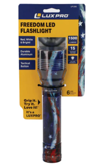 Luxpro Freedom LED Flashlight 1500 Lumens