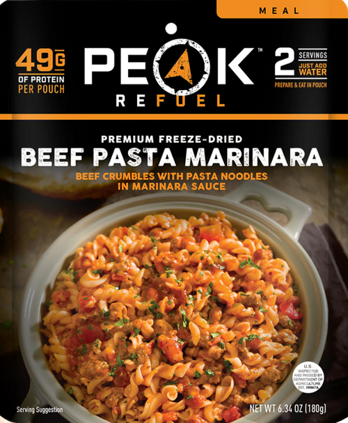 Peak Refuel Beef Pasta Marinara