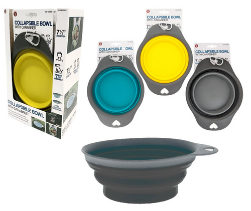 Collapsible Bowl with Carabiner