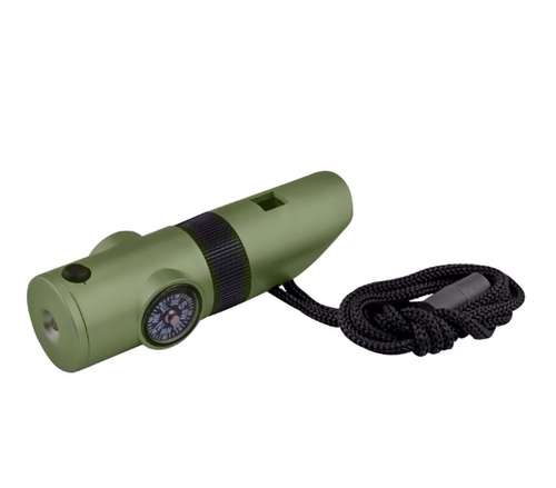 Survival Whistle 7 In 1 Green