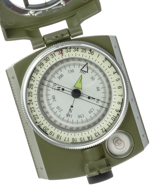 Military Style Lensatic Sighting Compass