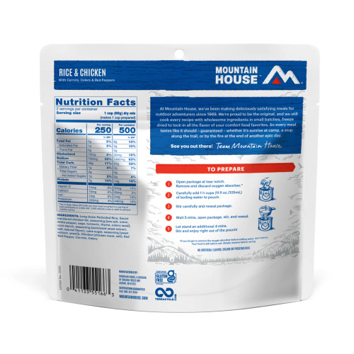 Mountain House Rice & Chicken Pouch