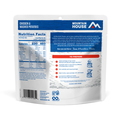 Mountain House Chicken & Mashed Potatoes Pouch