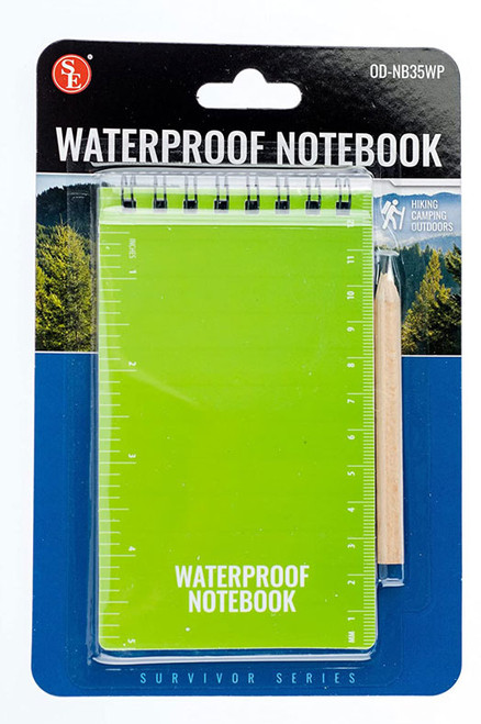 Waterproof Notebook With Pencil 3"x5"