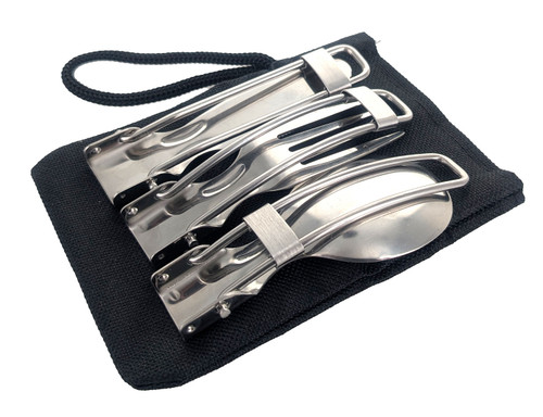 Folding Utensil Set-Knife, Fork & Spoon