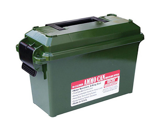 MTM 30 Cal Ammo Can Tall Plastic Green