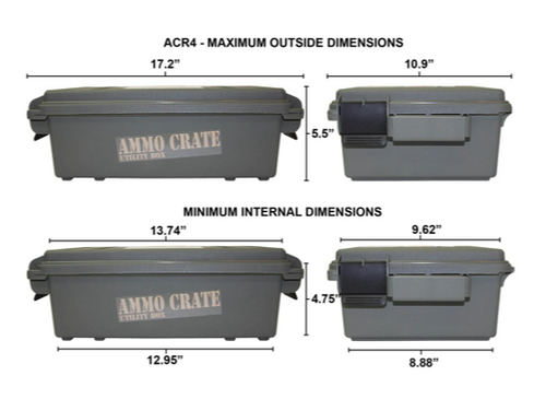 MTM Ammo Crate Utility Box Army Green