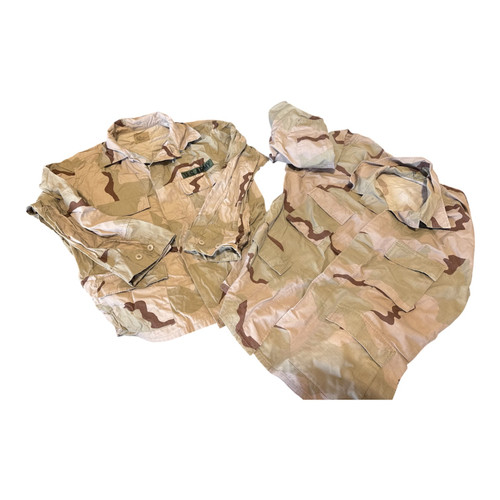 GI Issue 3 Color Desert Used BDU Shirt