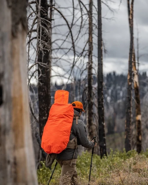 Eberlestock Small Reversible Rain Cover Mountain/Blaze Orange