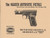 Operator's Manual for the Mauser Automatic Pistol Model 1930 BK139A