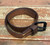 Leather Strap with Black Buckle