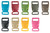 Sona Enterprises 10Pc- 10' Assorted Solid Colors Paracord with Matching Buckles
