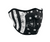 HALF MASK NEOPRENE WHITE FLAG