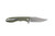 Tops Knives Mini Scandi Folder MSFG-01 Knife Green 