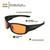 Allen  ULTRX Sync Safety Glasses Amber