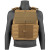 Fox Outdoor Vital Plate Carrier Vest Coyote