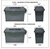 MTM 30 Cal Ammo Can Tall Plastic Green